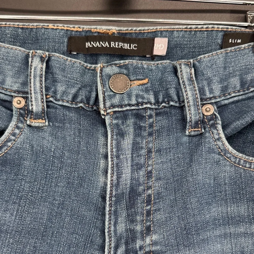 #294- Banana Republic Men's Light Blue Slim Fit Jeans Size‎ 30W 32L